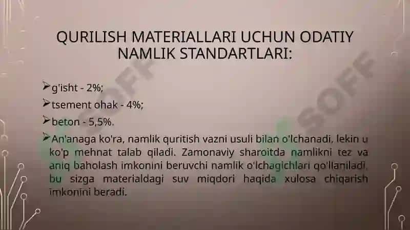 GOST 12730.2-2020 BETON Namlikni aniqlashusuli 5