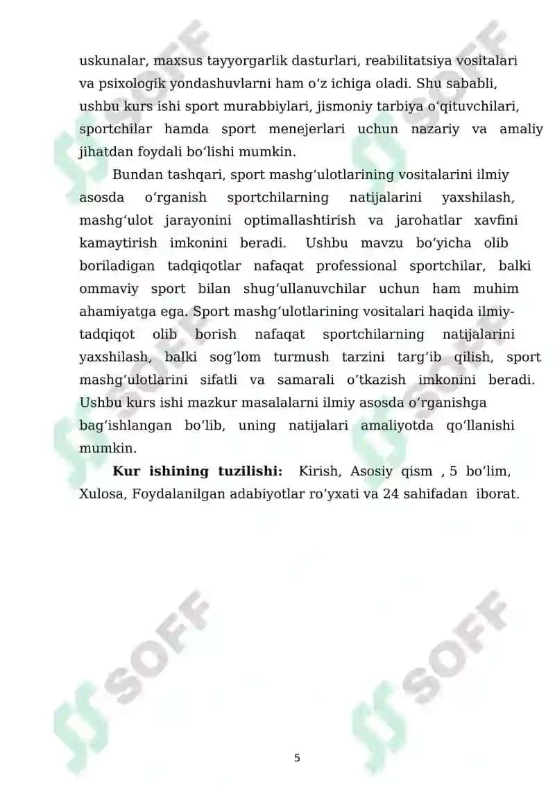 Sport mashgʻulotlarining vositalari 5