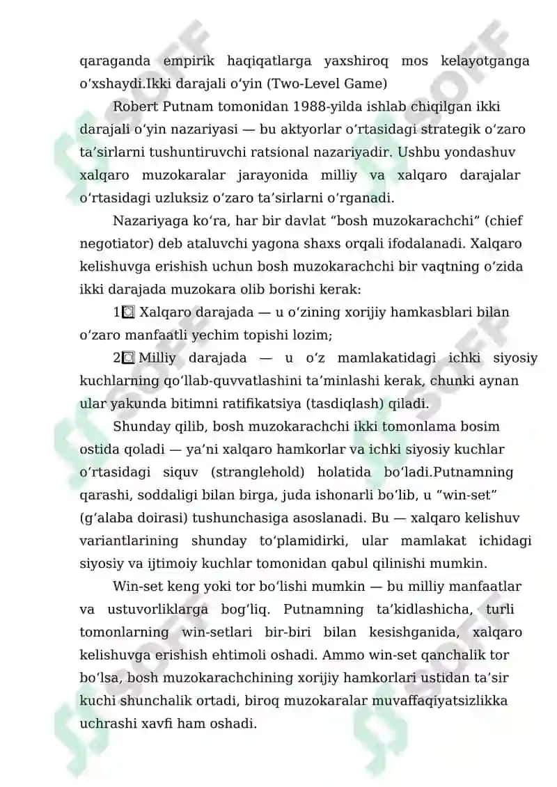 KIBERNETIK NAZARIYA; tashqi siyosat 5