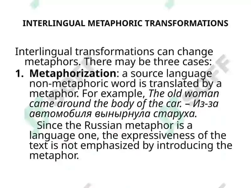 Phraseological and Metaphorical Translation 5