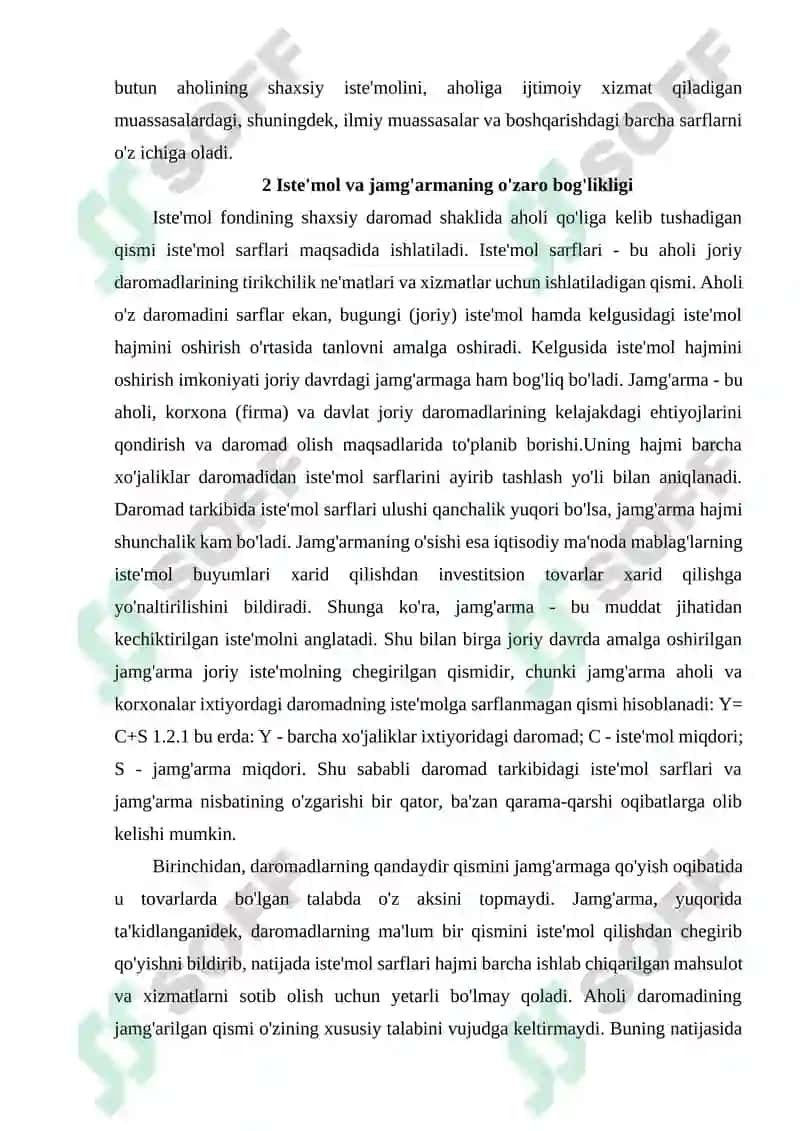Iste’mol va uning hajmiga ta’sir etuvchi omillar 5