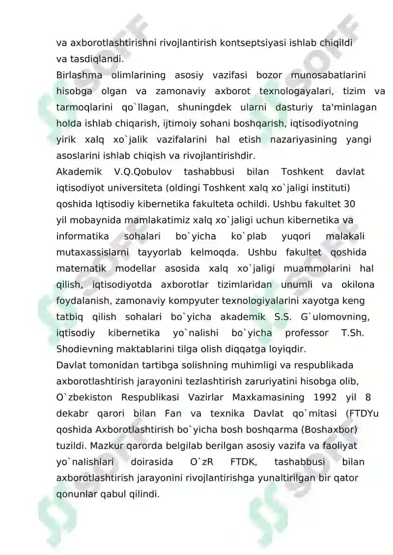 Axborotlashgan jamiyat va uning istiqbollari 5