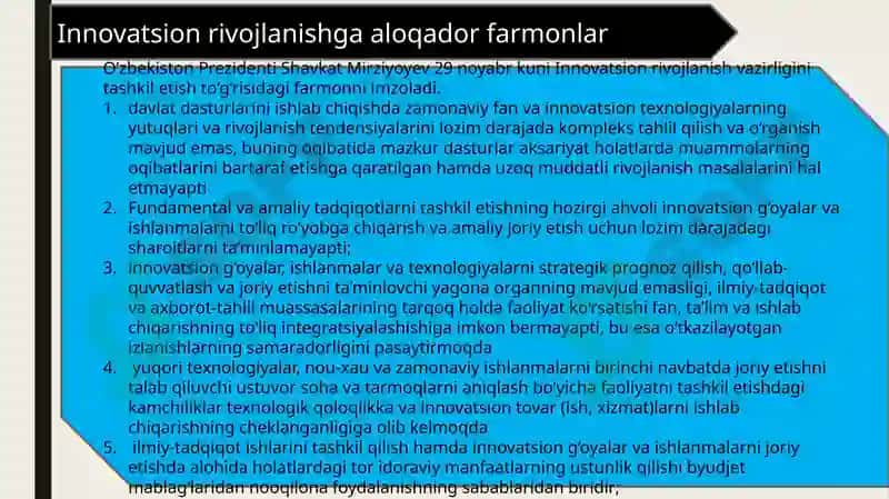 Innovatsion Rivojlanish Modellari 5