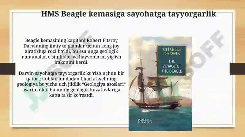 Charlz Darvin hayoti va Beagle kemasidagi sayohatlar 5