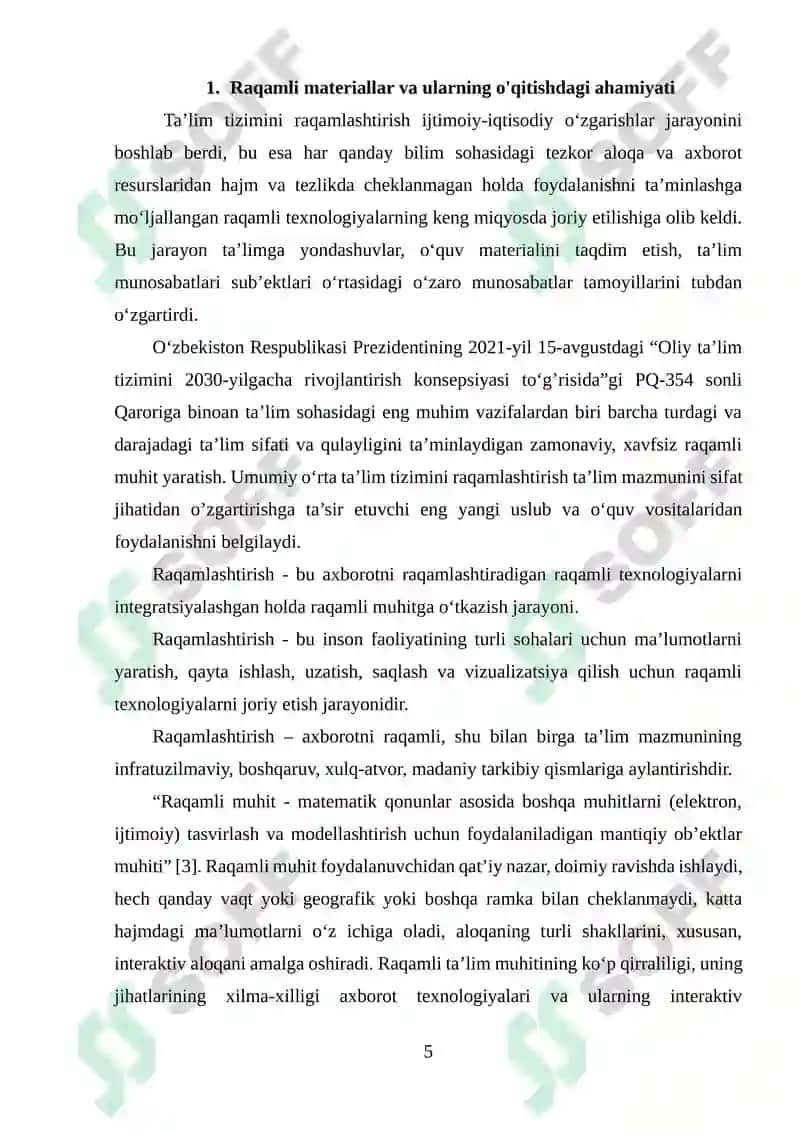 Matematika oʻqitish metodikasi 5