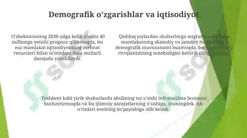 O'zbekistonning Demografik Salohiyati 5