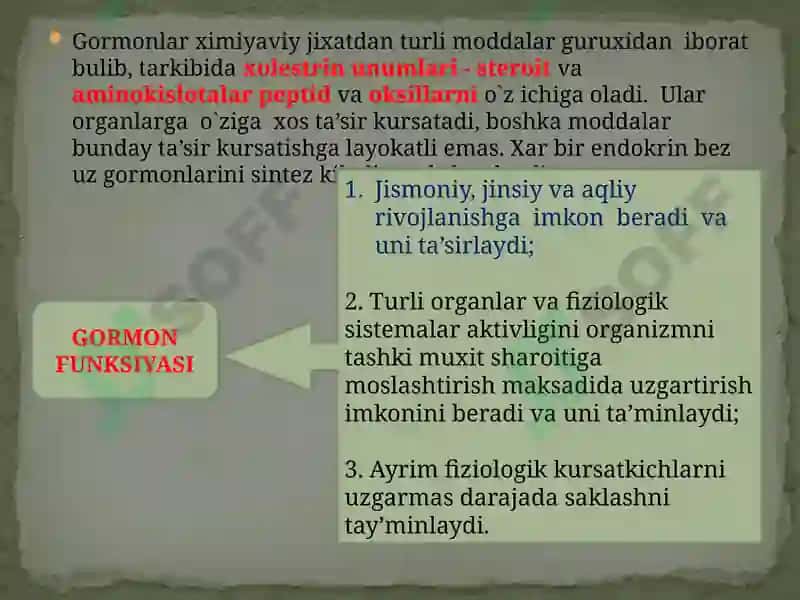 Ichkisekretsiya bezlarining yosh hususiyatlari 5