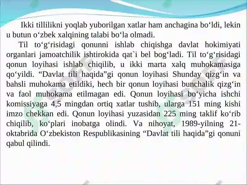 DAVLAT TILIDA ISH YURITISHKURSI 5