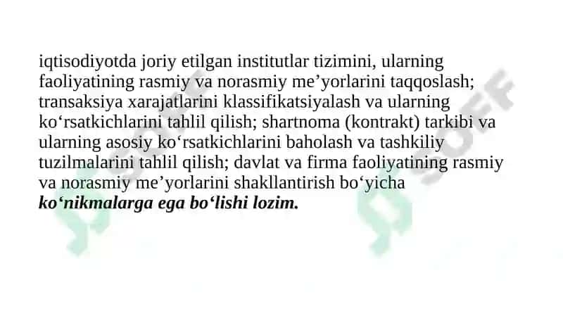 Institutsional iqtisodiyot 5