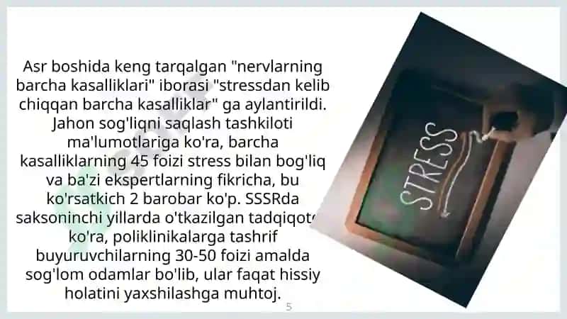 STRESSNIBARTARAF ETUVCHITERNINGLAR 5