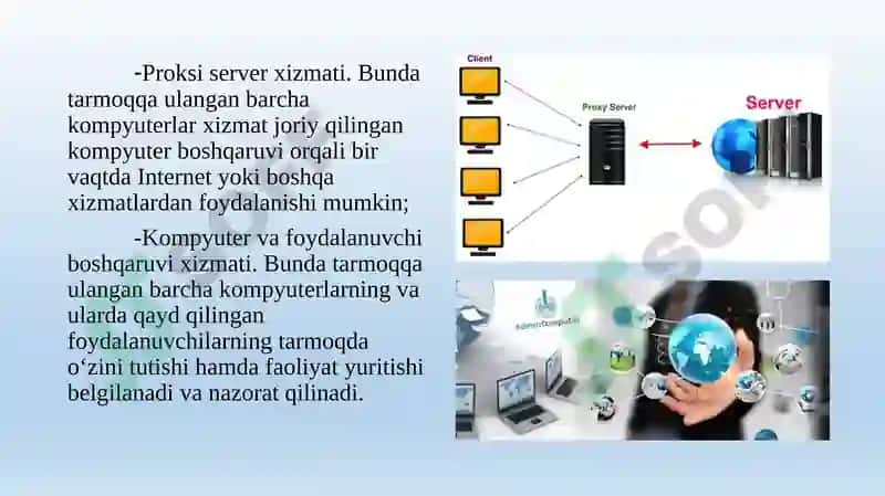 TARMOQ TEXNOLOGIYALARI VA INTERNET XIZMATLARI 5