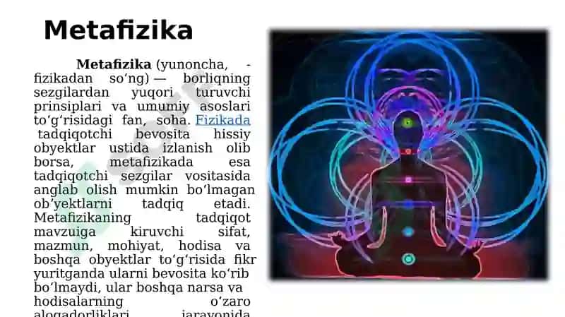 Borliq (ontologiya) va rivojlanish falsafasi 5