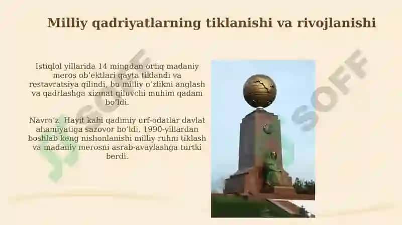 Mustaqillik yillarida madaniyat va san'at 5