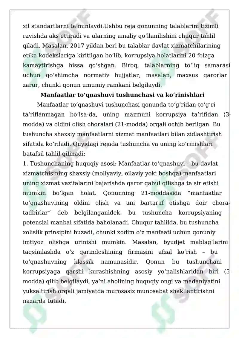 Manfaatlar to‘qnashuvini oldini olishga doir chora-tadbirlar 5