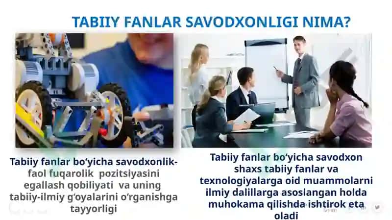 TABIIY FANLAR SAVODXONLIGI NIMA? 5