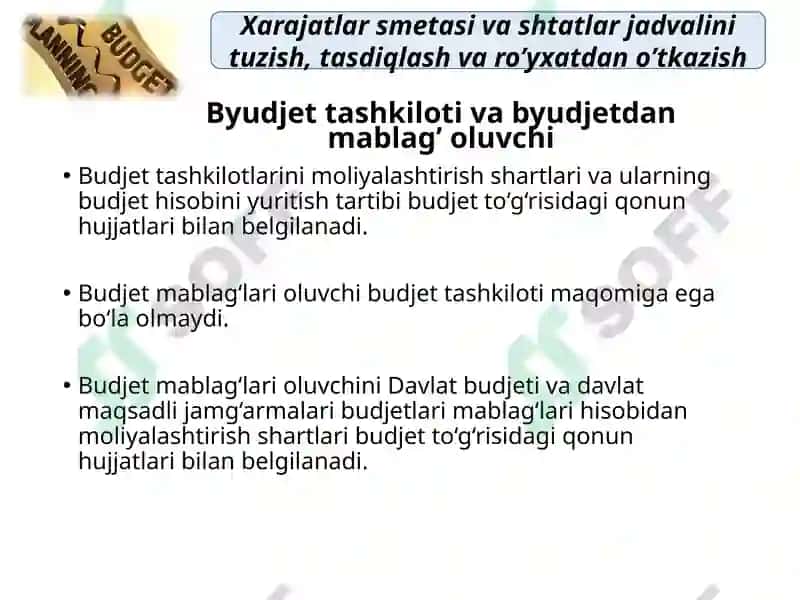 Byudjet tashkilotlari smeta shtatlar jadvali 5