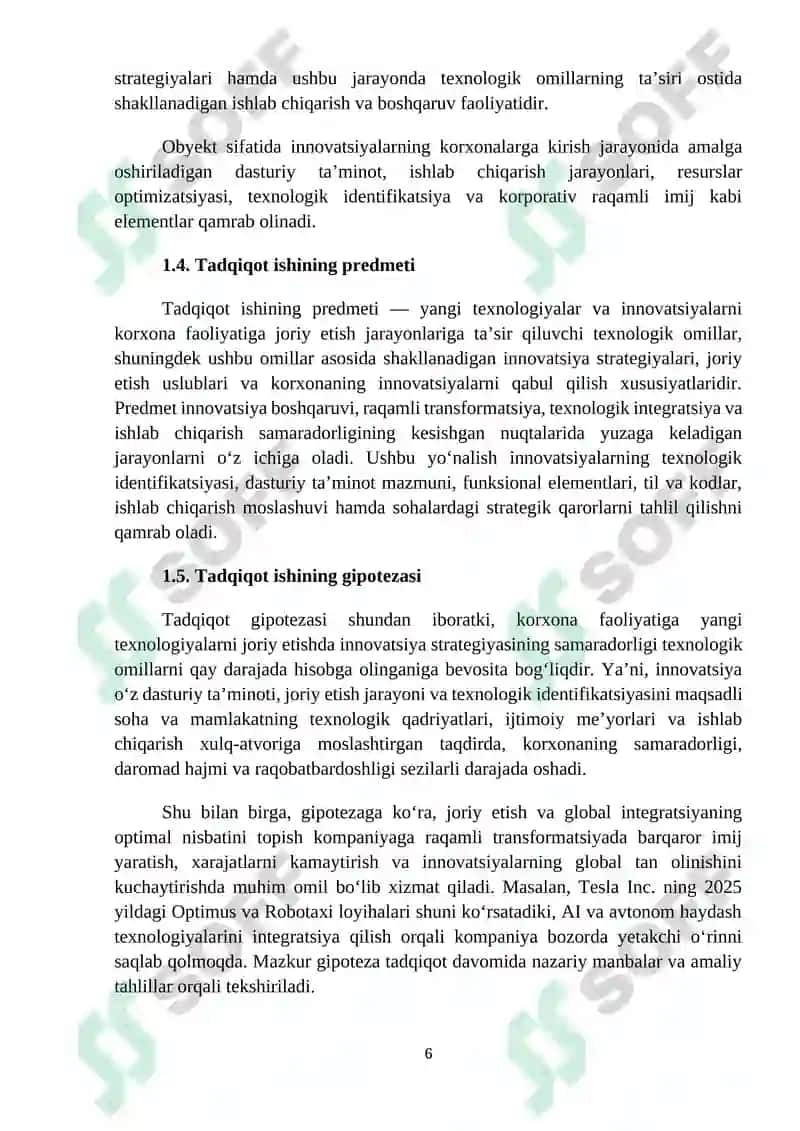 YANGI TEXNOLOGIYALAR VA INNOVATSIYALAR 5