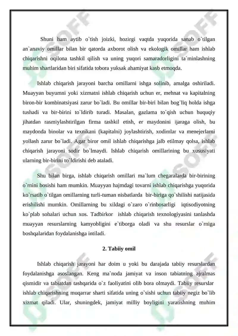 Ishlab chiqarishda kimyoviy omillar 5