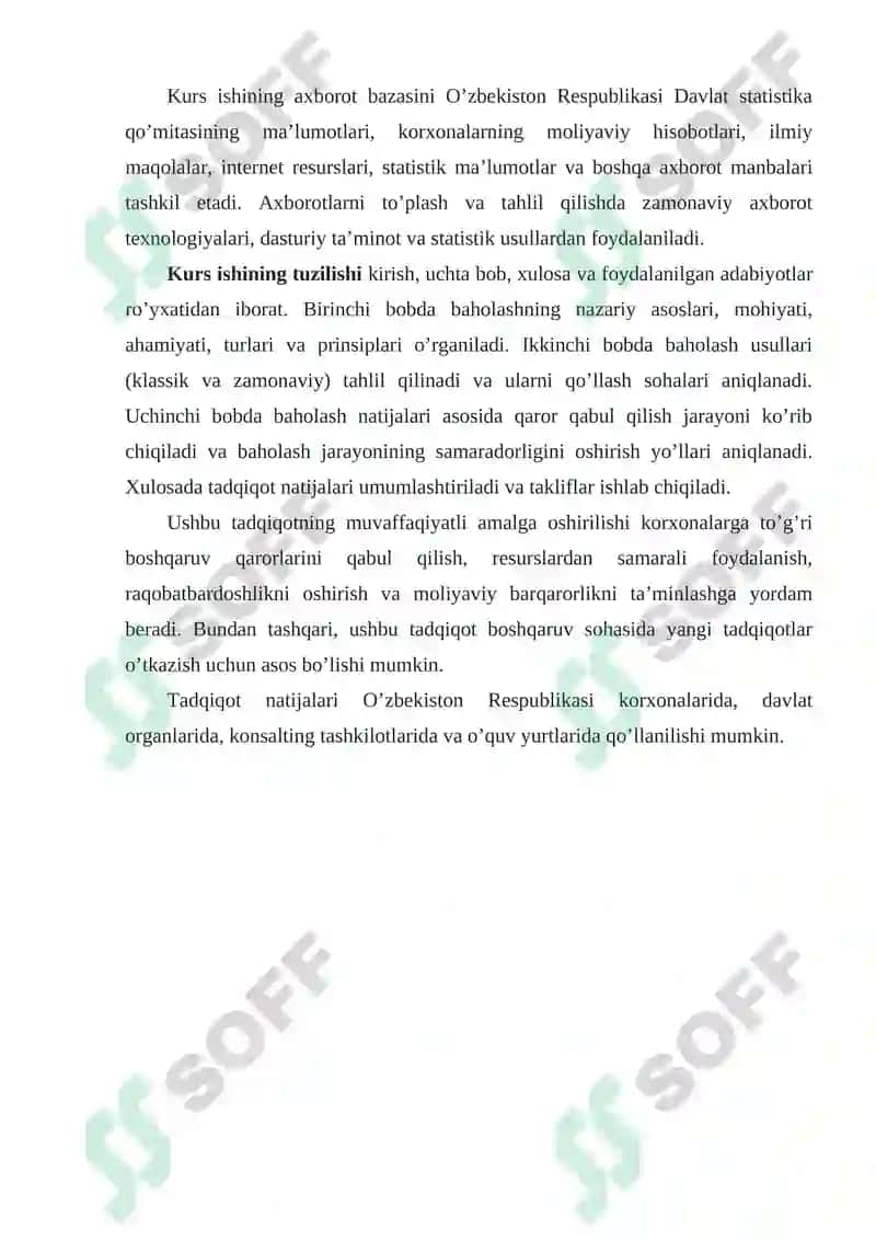 BAHOLAR BO‘YICHA QARORLAR QABUL QILISH 5