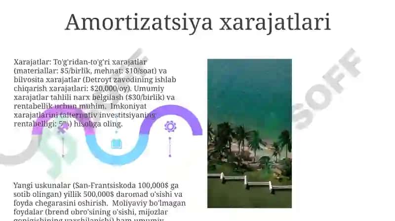 Xarajat tahlili 5
