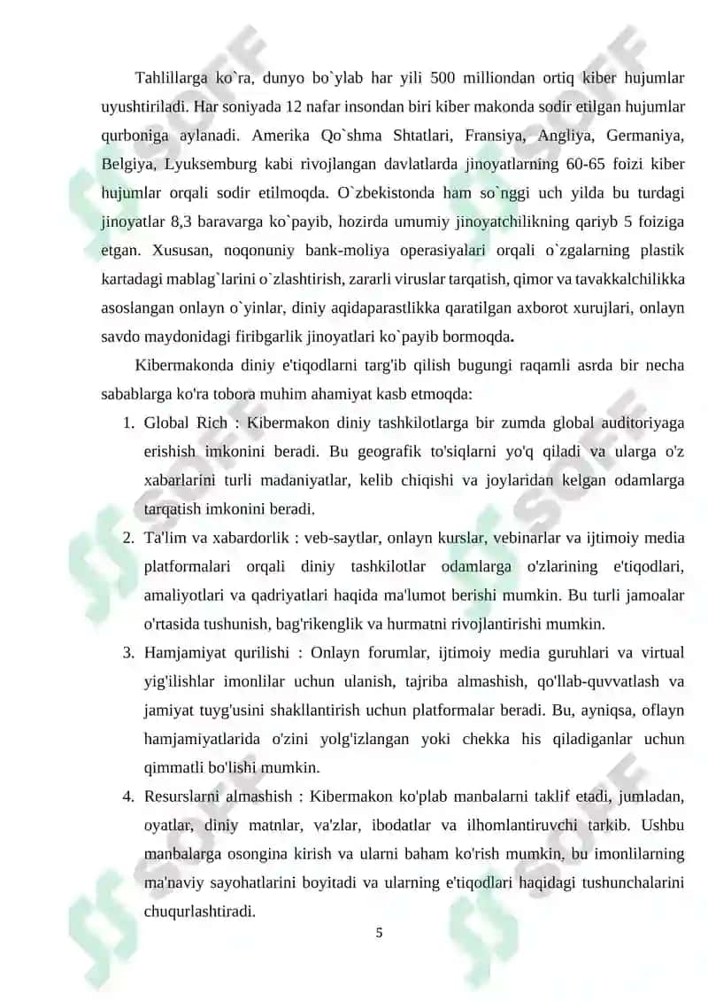 KIBER MAKONDA DINIY E’TIQOD TARG’IBOTI 5