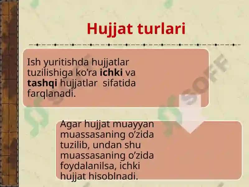 Hujjat turlari va uning xususiyati 5