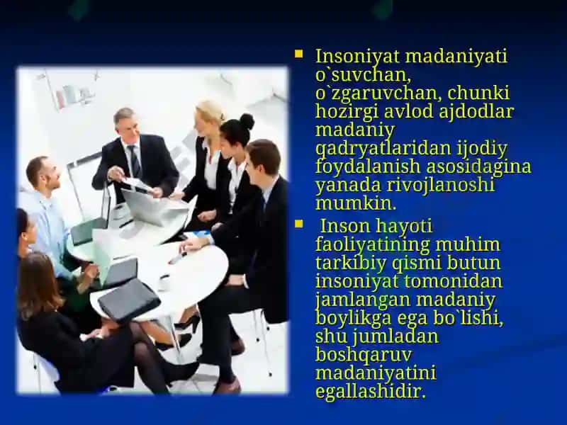 Madaniyat va menejment 5