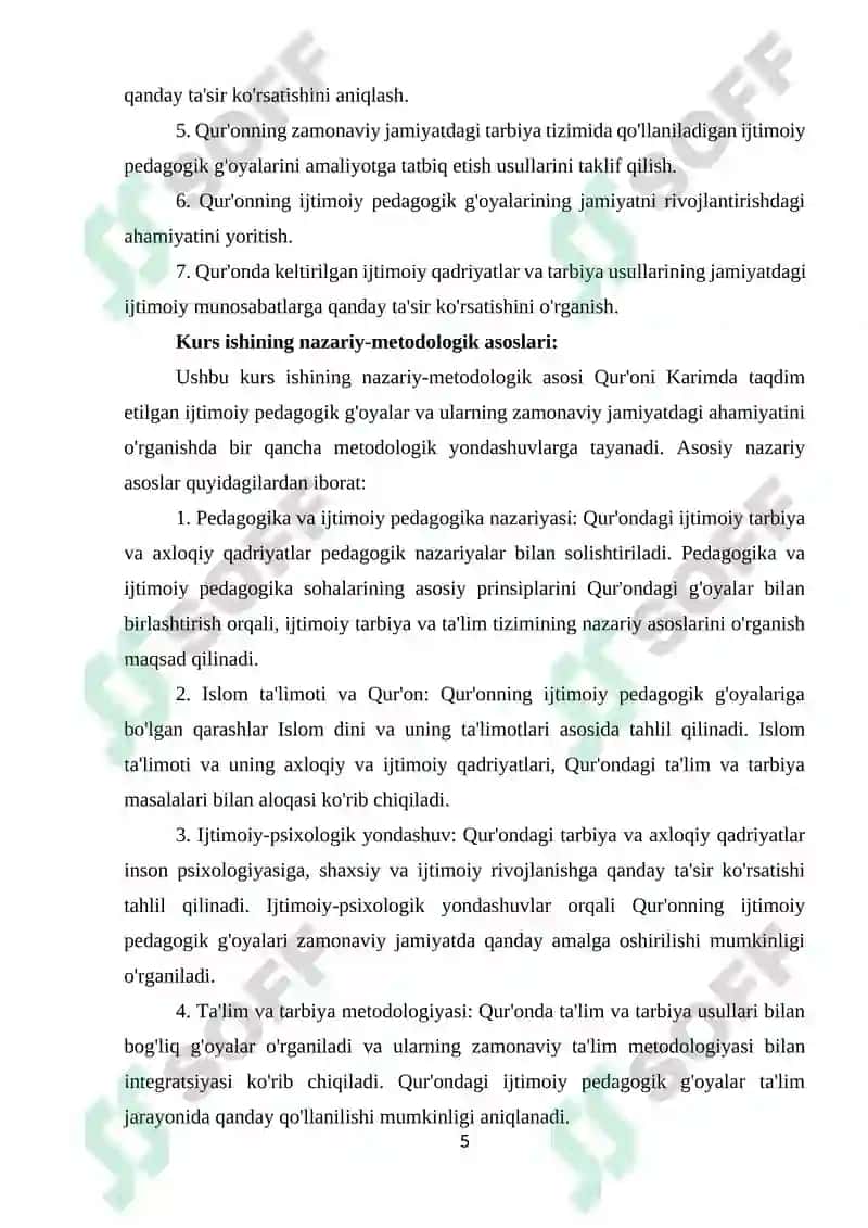 Qur'oni Karimda Ijtimoiy Pedagogik Gʻoyalar 5
