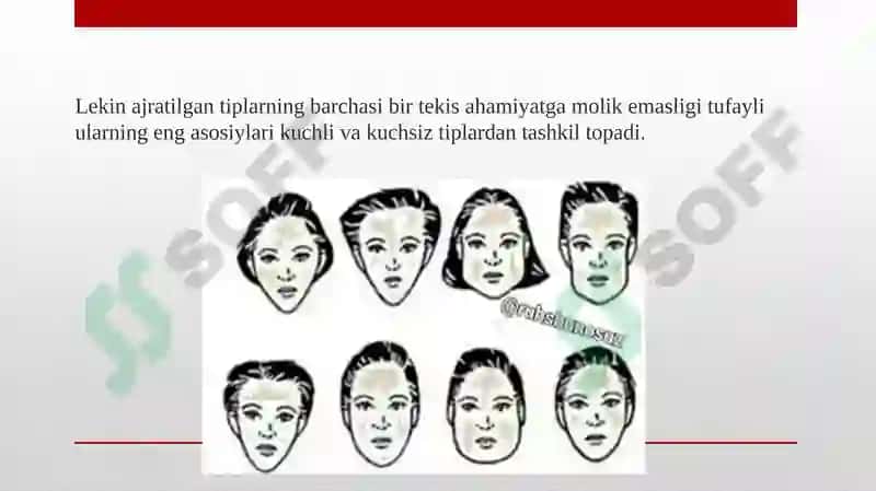 Shaxs temperamentini tadqiq etish 5