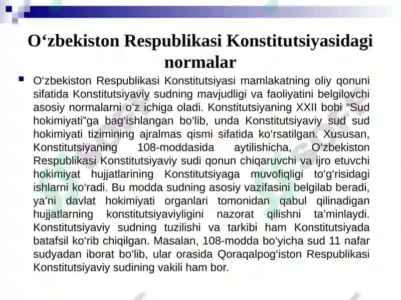 O‘zbekiston Respublikasi Konstitutsiyaviy sudlar 5