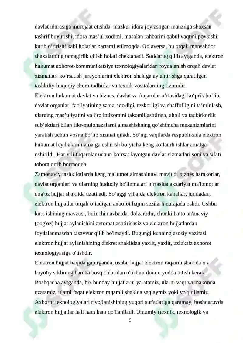 ELEKTRON HUJJAT ALMASHINUVI 5