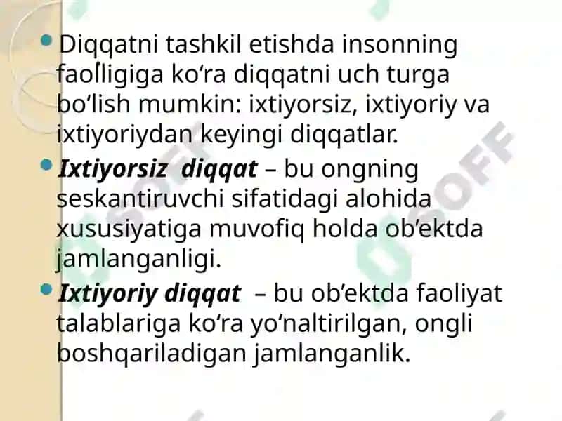 Dobrinning diqqat haqidagi qarashlari 5