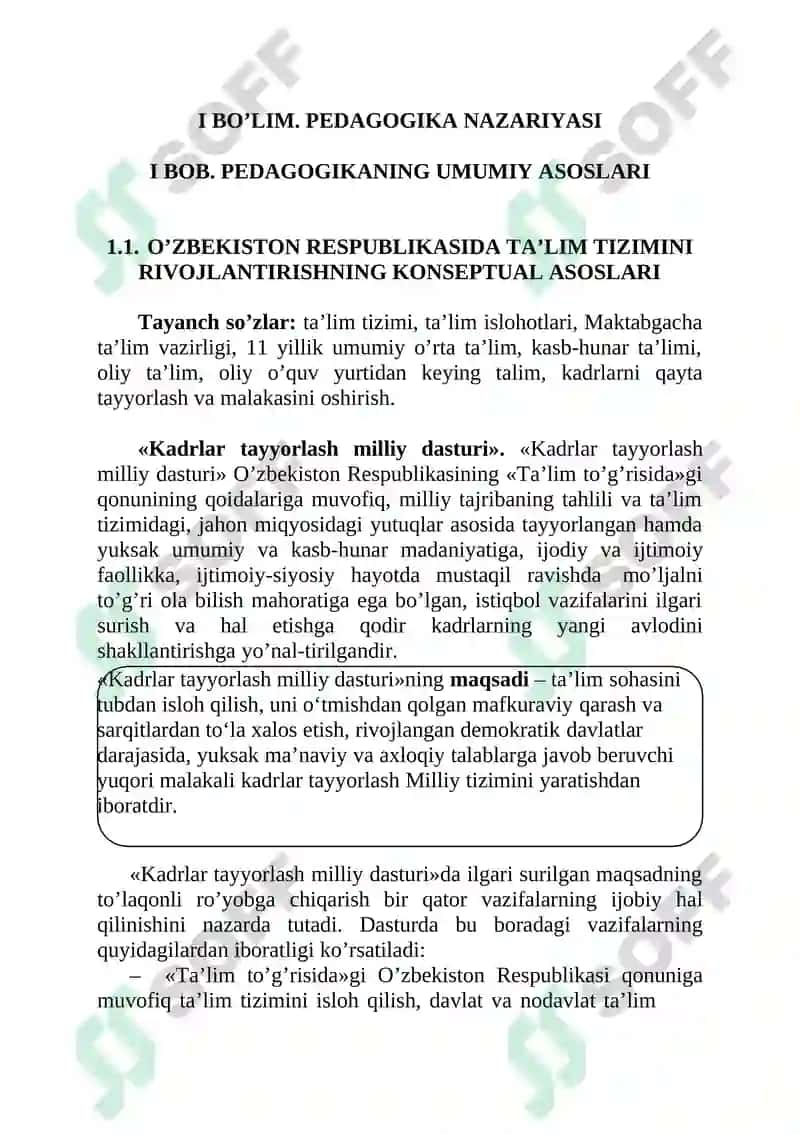 Umumiy pedagogika Darslik 5