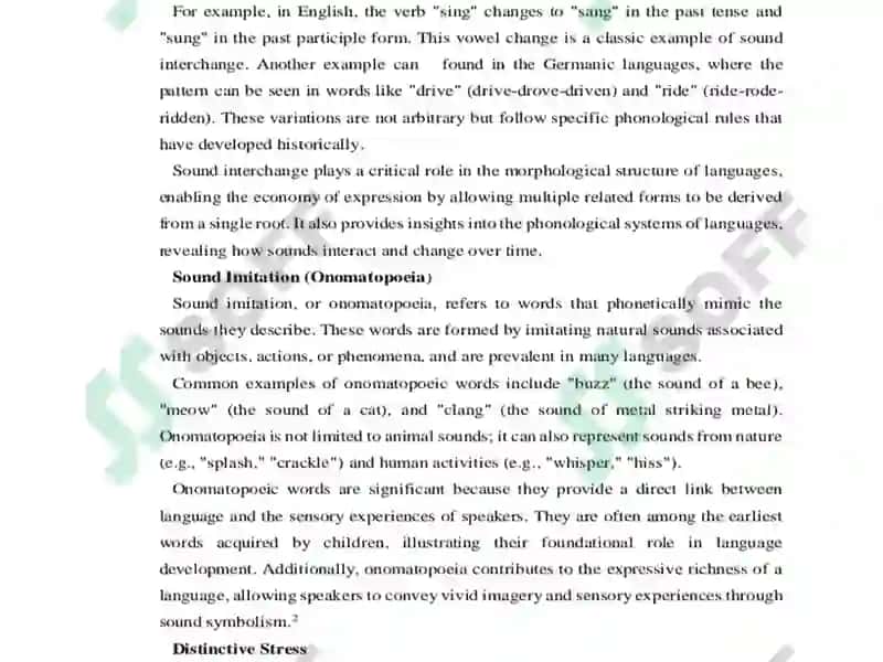 Theoretical aspects of studied language 5