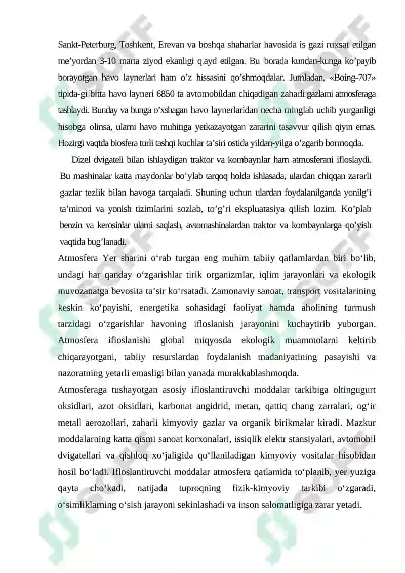 Atmosferaning ifloslanish muommolari 5
