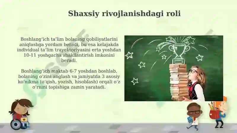 Boshlang'ich ta'lim maqsadi va vazifalari 5