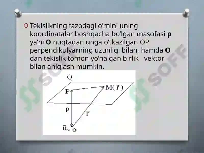 Fazoda to’g’ri chiziq tenglamalari 5