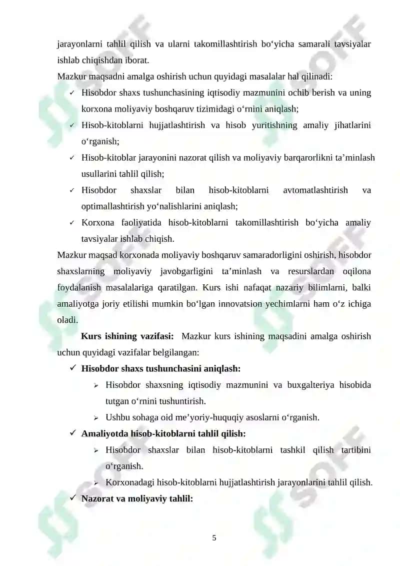 Hisobdor shaxslar bilan hisob-kitoblar hisobi 5