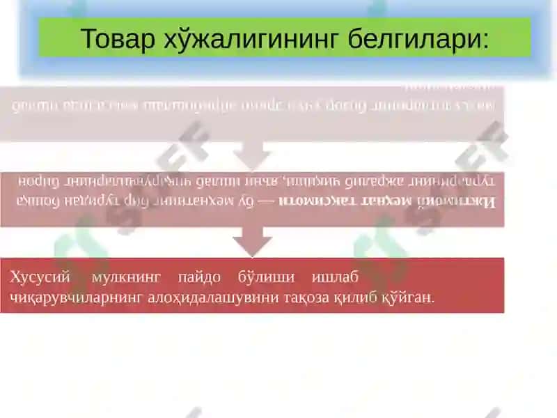 Товар-пулмуносабатлари 5
