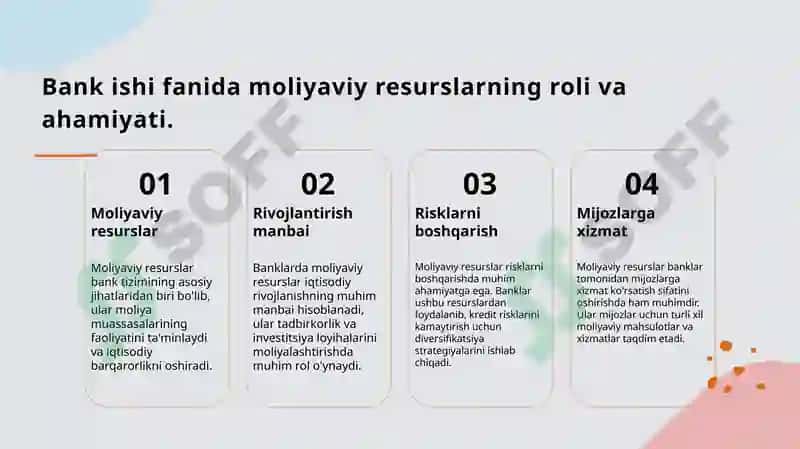Bank ishi fanining asosiy tushunchalari 5