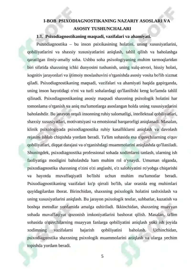 Psixodiagnostik Tushunchalar Lug'ati 5