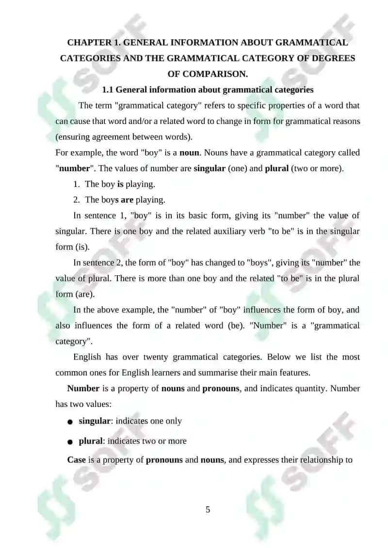 The Grammatical Category of Degrees of Comparison 5