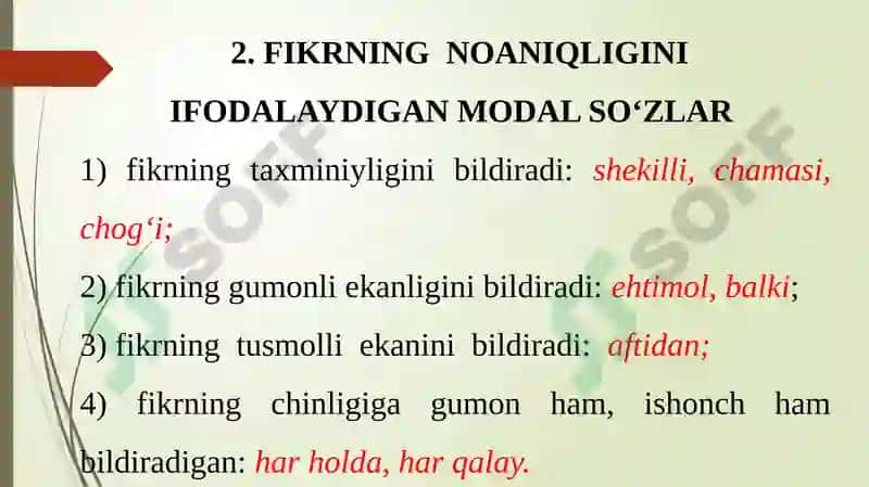 Alohida o‘lingan so‘zlar 5