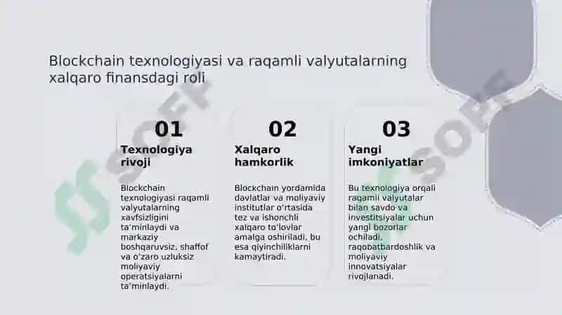 Raqamli valyutalar va yangi texnologiyalar 5