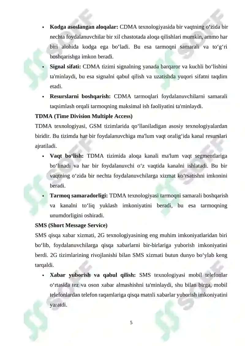 2G standartlari 5