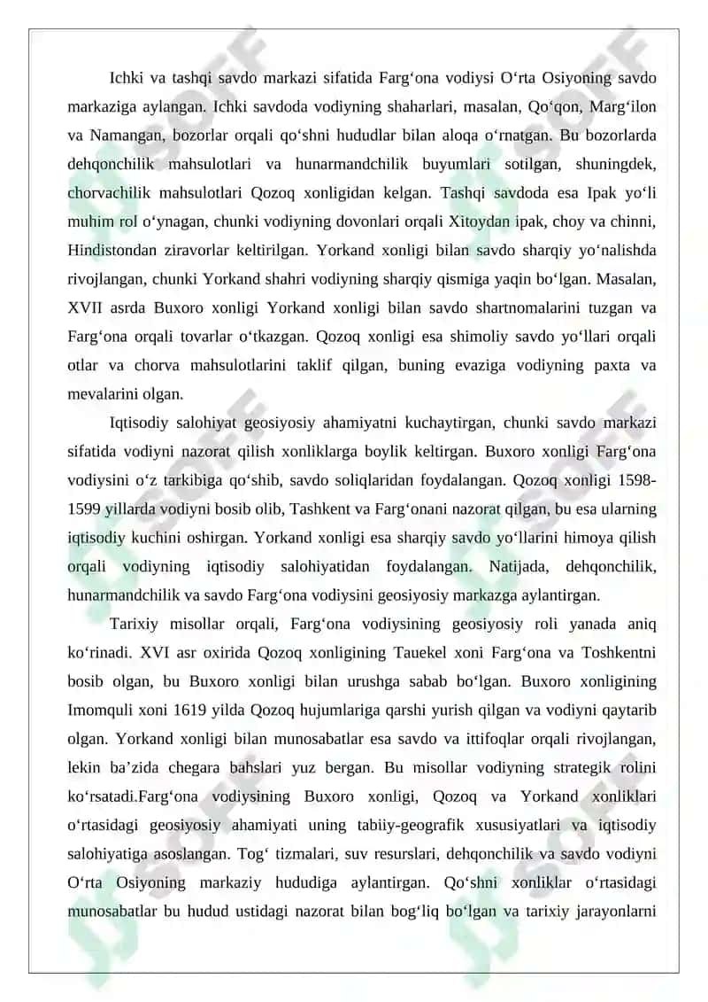 Farg‘ona vodiysining geosiyosiy ahamiyati 5