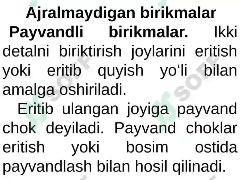 Ajraladigan va ajralmaydigan birikmalar 5