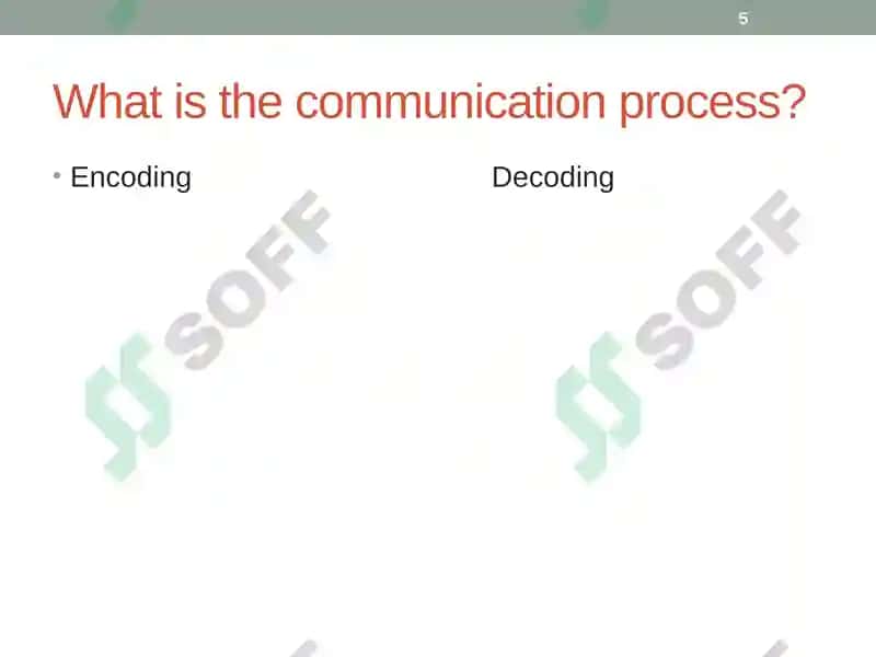 Introduction to Human Communication 5
