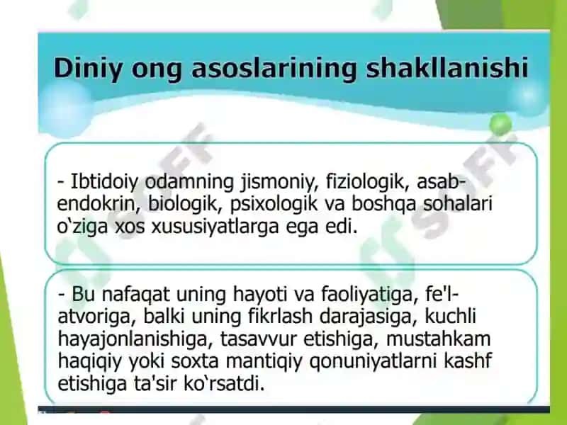 Din madaniyat fenomeni 5