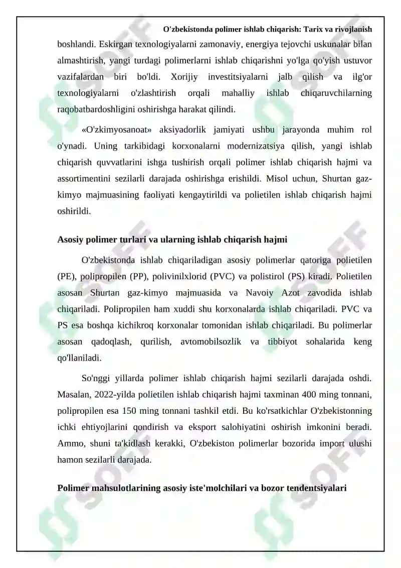 O'zbekistonda polimer ishlab chiqarish 5